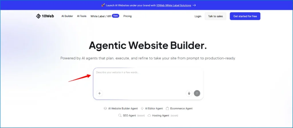 10Web AI Website Builder