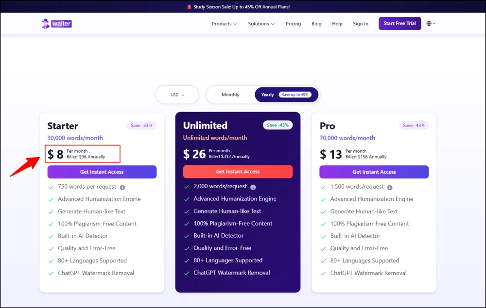 Sign Up and Choose a Plan