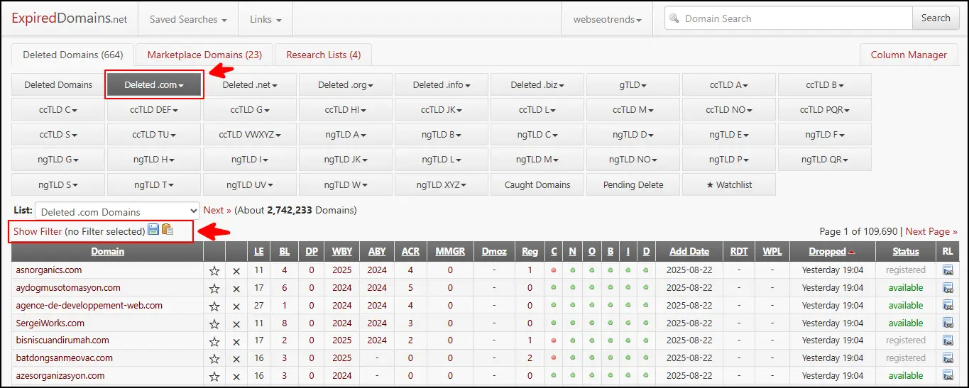 Step 2: Use Smart Filters