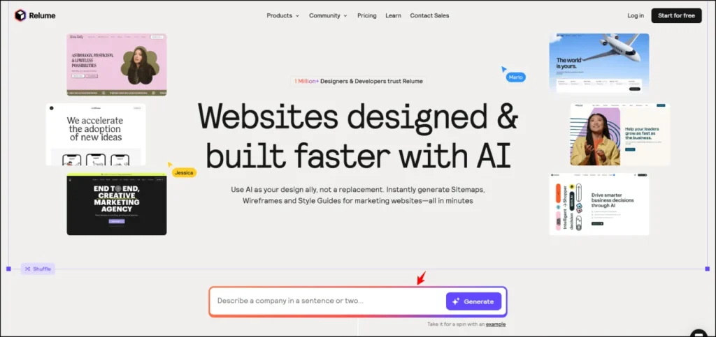 Relume - AI website builder