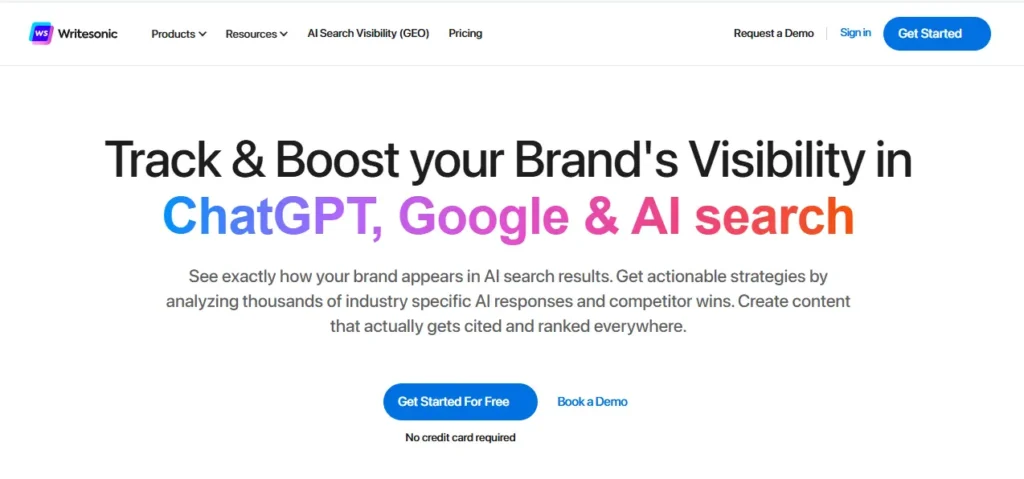 Writesonic AI writing tool,