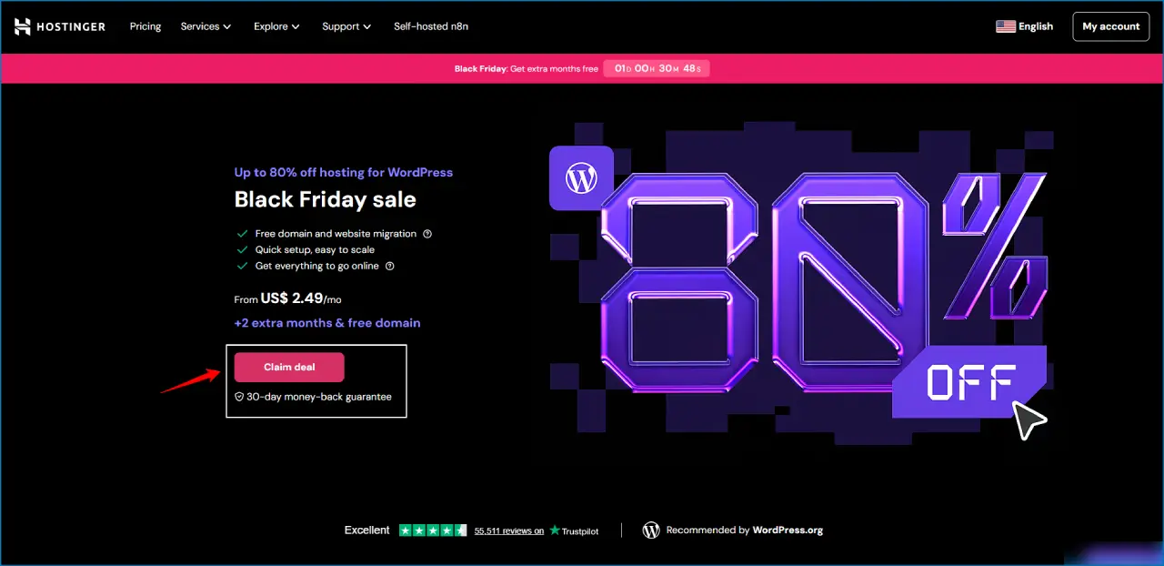 choose a hosting plan