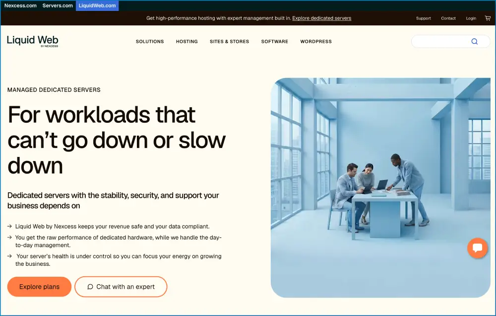 best dedicated server hosting Liquid Web Hosting
