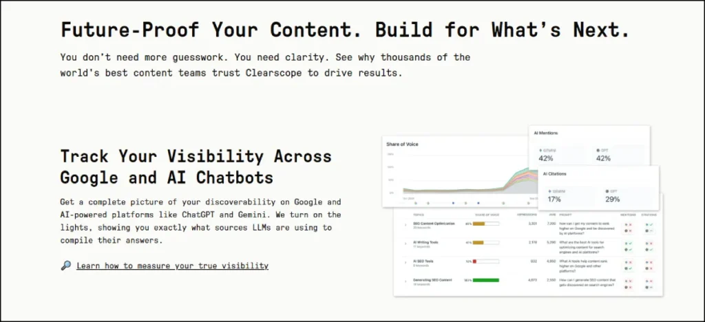 ai seo tools clearscope.io
