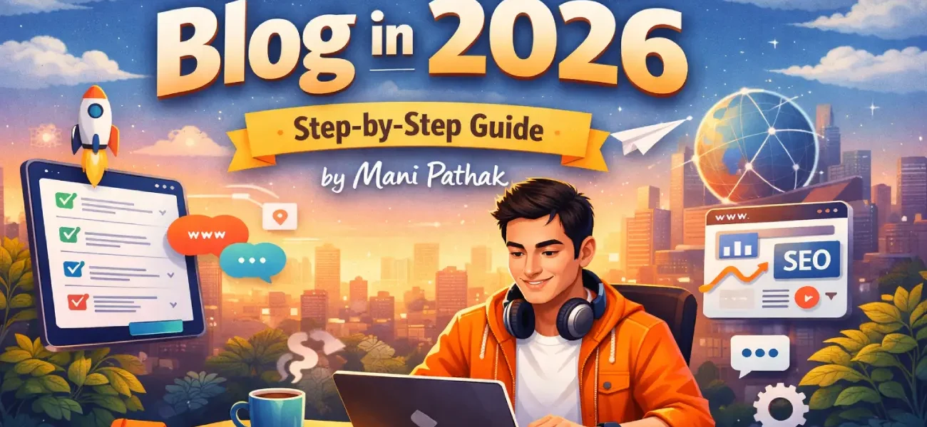How to start a blog in 2026 — step-by-step guide by Mani Pathak