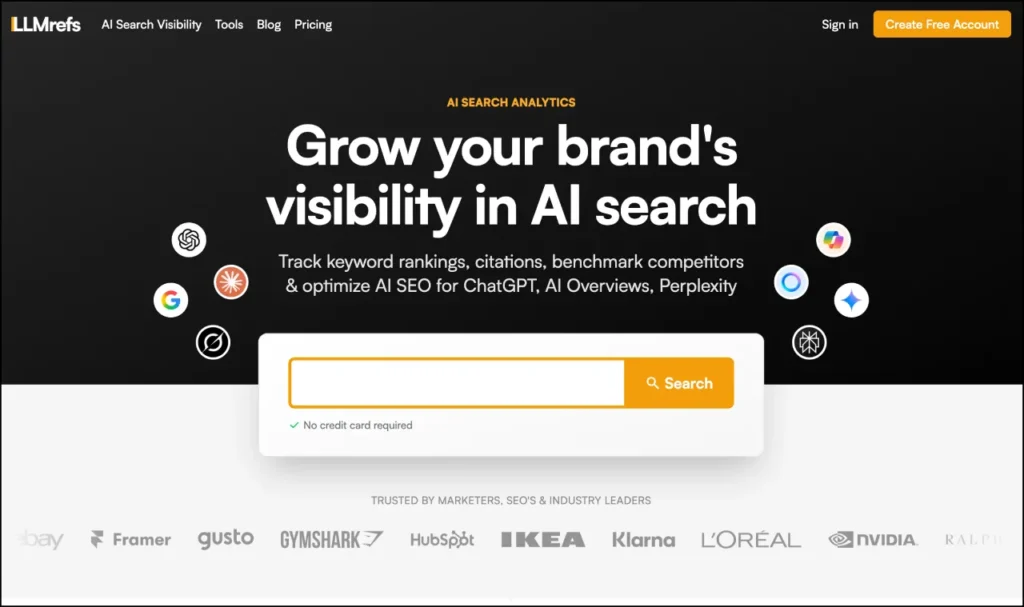 LLMrefs-Generative-AI-Search-Analytics