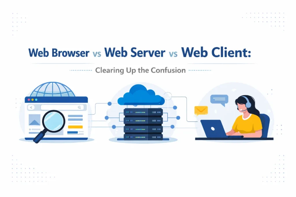 Web Browser vs Web Server vs Web Client: Clearing Up the Confusion
