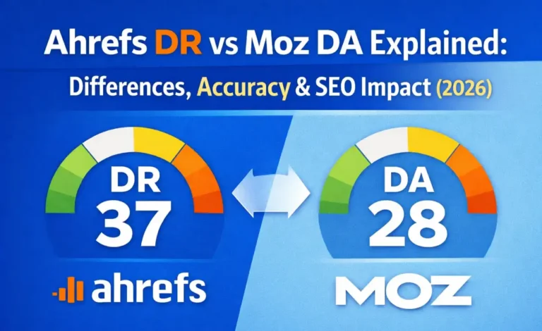 Ahrefs DR vs Moz DA