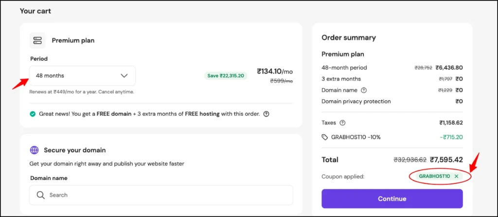 Hostinger coupon code