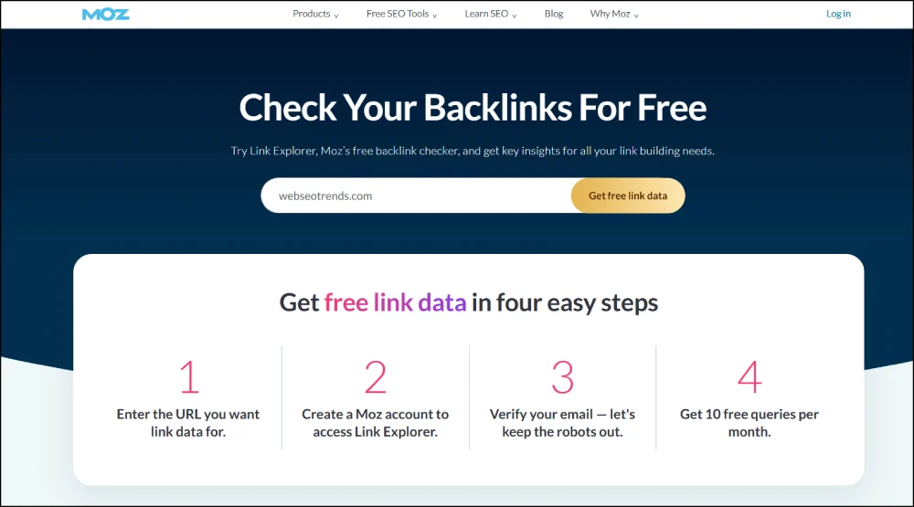 How To Find Backlinks In Google Search Moz Link Explorer
