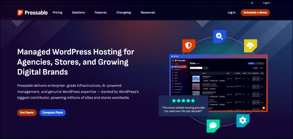 best wordpress hosting Pressable