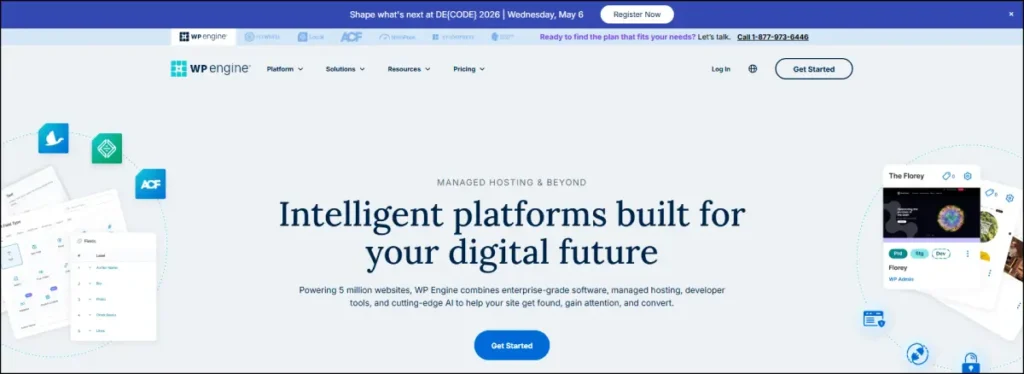 best wordpress hosting WP Engine