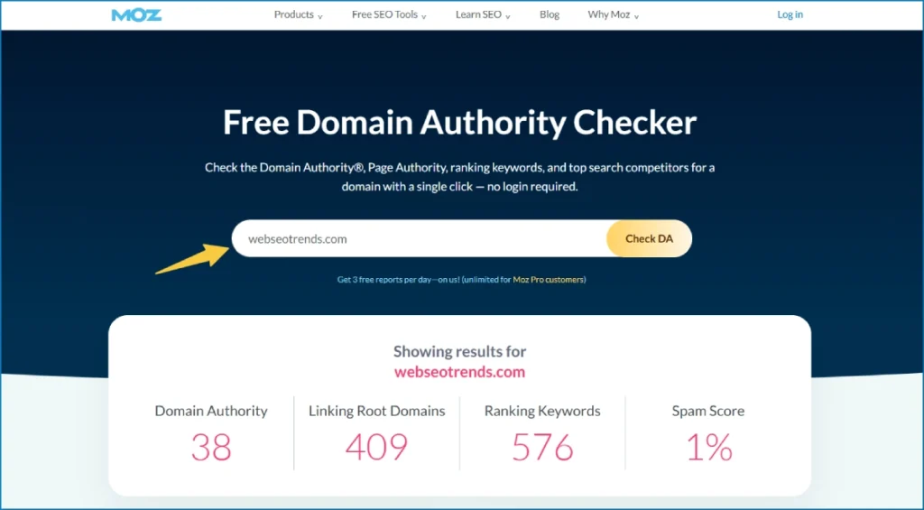 Moz Rank Tracking