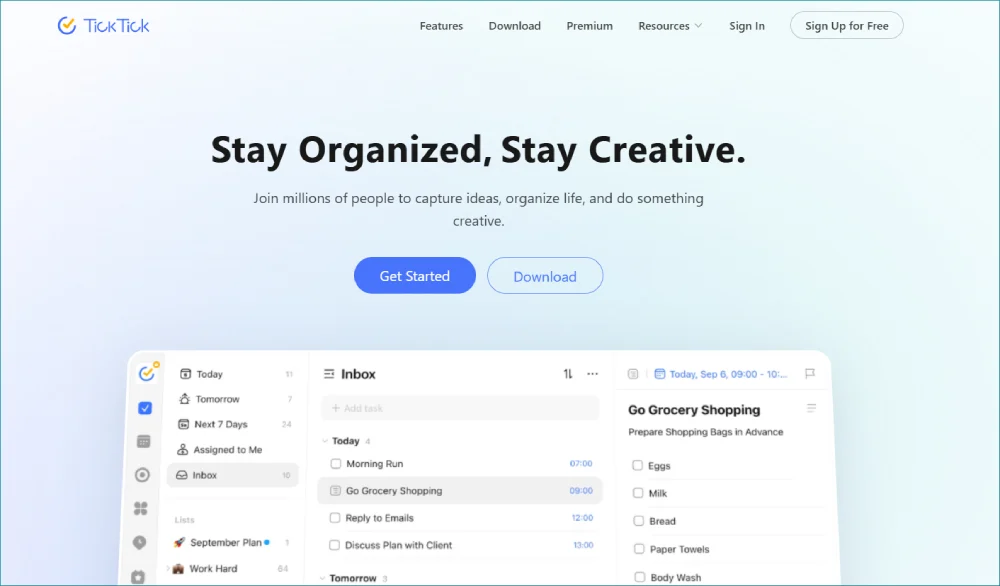 TickTick: A To-Do List and Calendar to keep you organized
