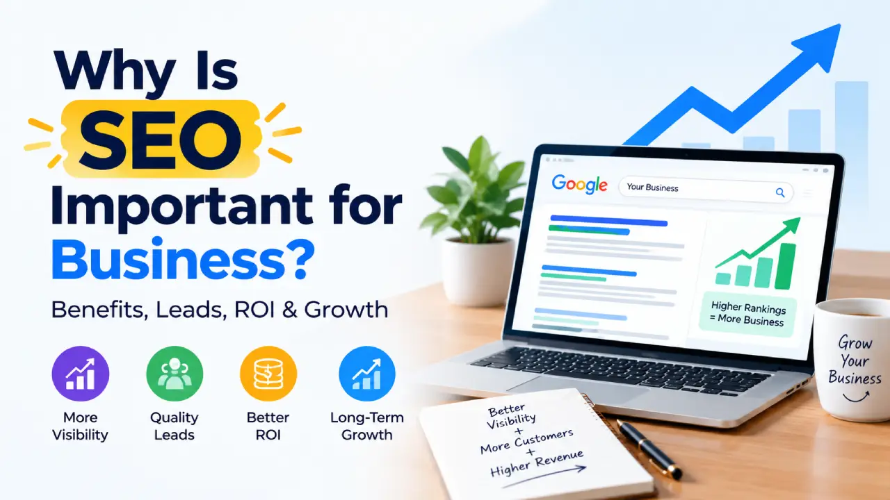 Why Is SEO Important for Business? Benefits, Leads, ROI & Growth