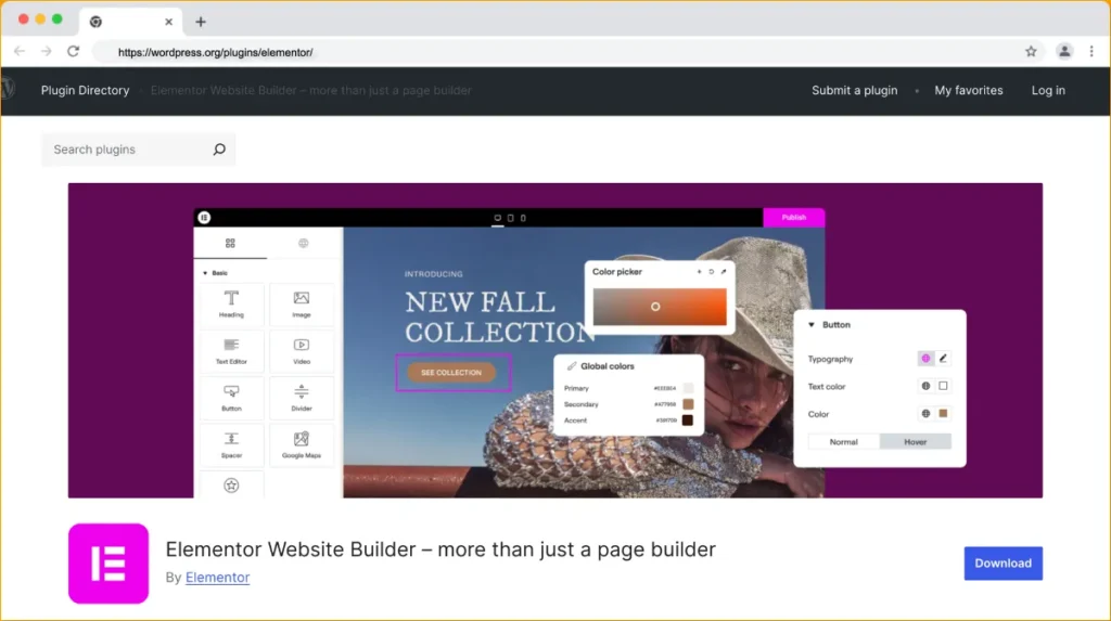 Elementor – Best WordPress Website Design Plugin Overall