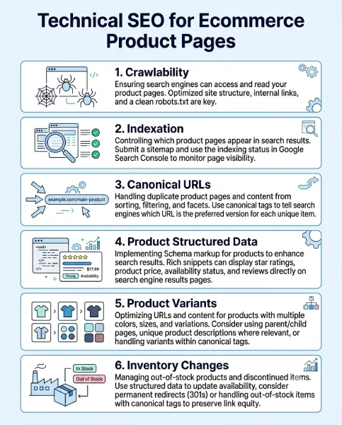Product Page SEO Technical SEO for Ecommerce Product Pages