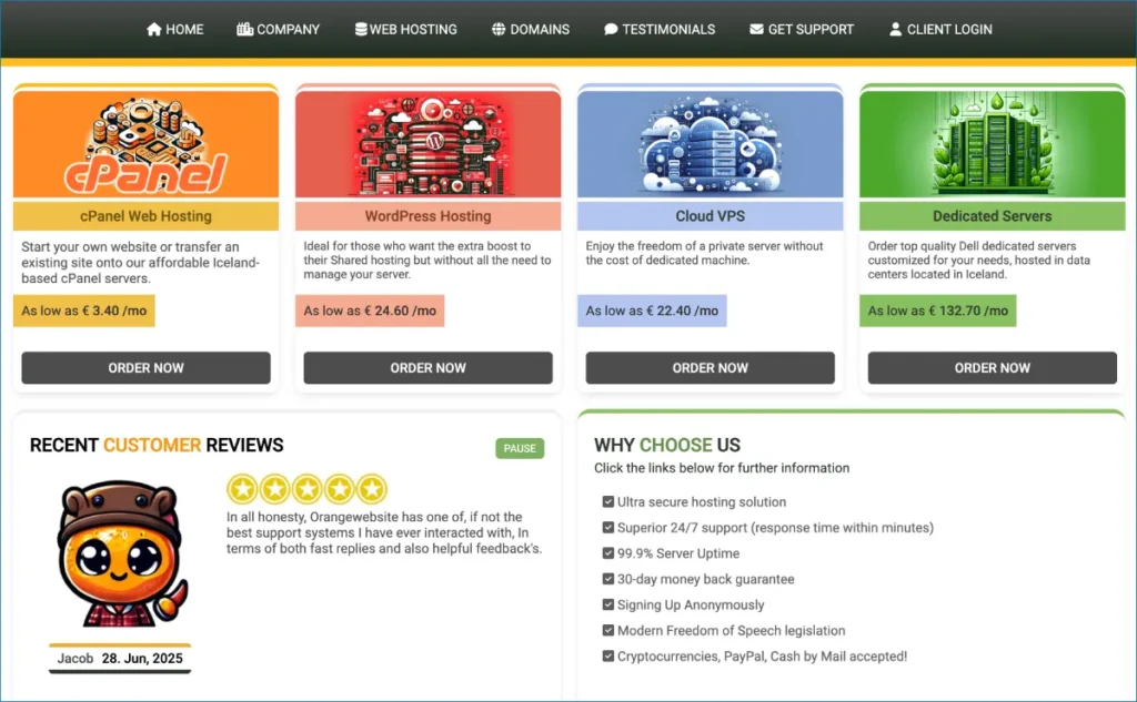 Orangewebsite